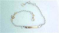 Armband Sommer Kind Argento e oro in Gelbgold BR TARGA AG &ORO - BR TARGA AG &ORO